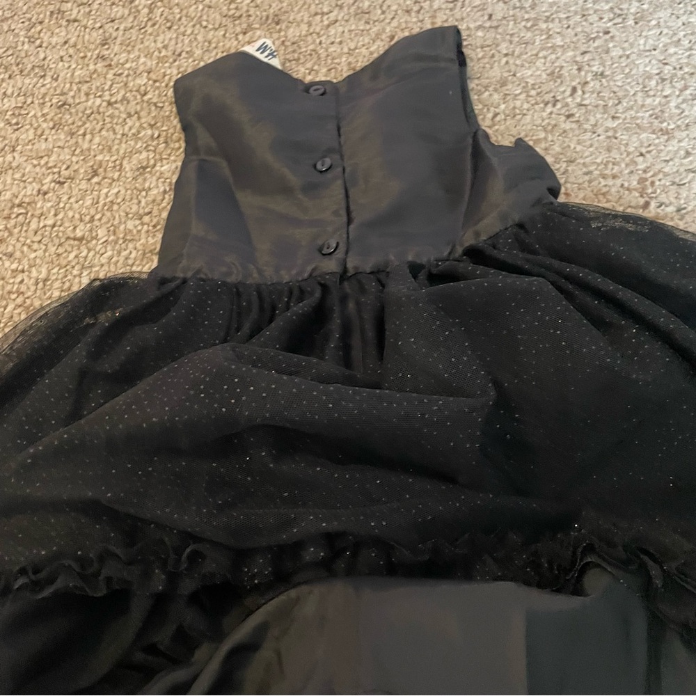 H&M Black Dress with Tulle Skirt - Picture 3 of 3
